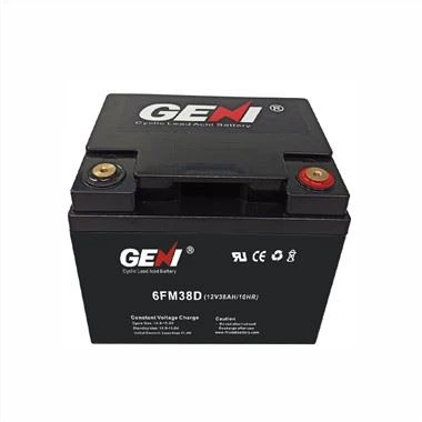 Deep Cycle 12V 38AH lokað blýsýru rafhlaða