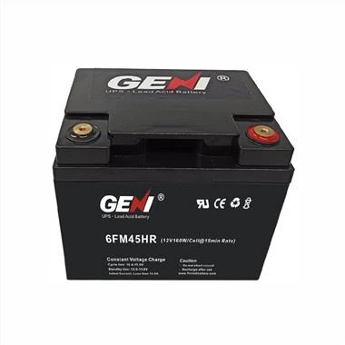 High Power 12V 45AH lokað blý sýru rafhlaða