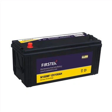 N100 12V100AH Viðhaldsfrjáls rafhlaða í bíl