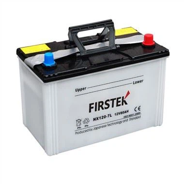 NX120-7L 12V 80AH JIS þurrhlaðinn bílrafhlaða